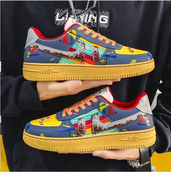 

new men for spring 2023 luxury fashion pu leather casual shoes walking sneakers zapatillas hombre size:39-44, Black