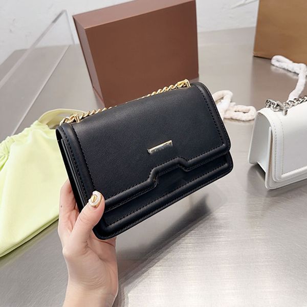 

chain flap crossbody bag women handbags purse genuine leather fashion letters designer messenger shoulder bags new wallets