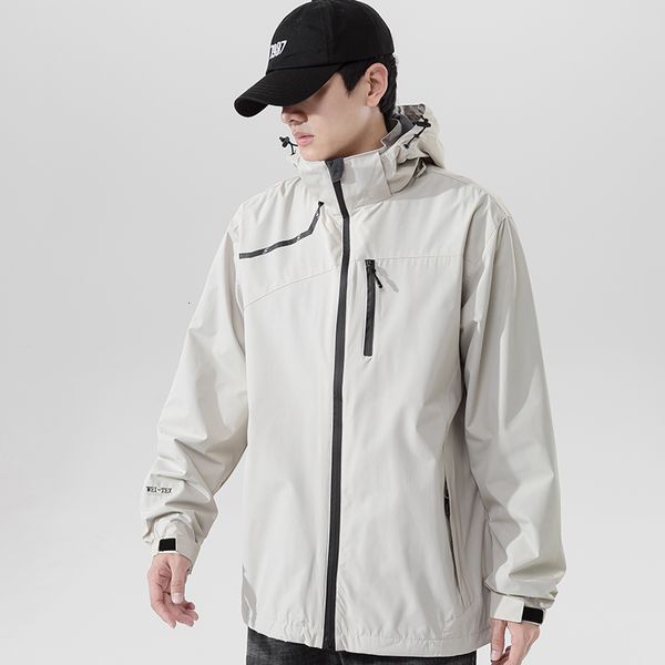 

men's jackets outdoor waterproof windbreaker detachable hood design l6xl warm and windproof chaqueta 230130, Black;brown