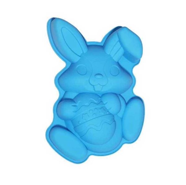 

sublimation moulds diy easter bunny holds egg silicone cake bakings mold cartoon cute bunnys cookies chocolate fondant mold easters baking 3