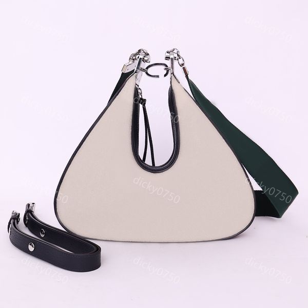 

designer crossbody bags attache shoulder bag leather shopping bag half moon design handbags purses green and red web diamond lattice purse d