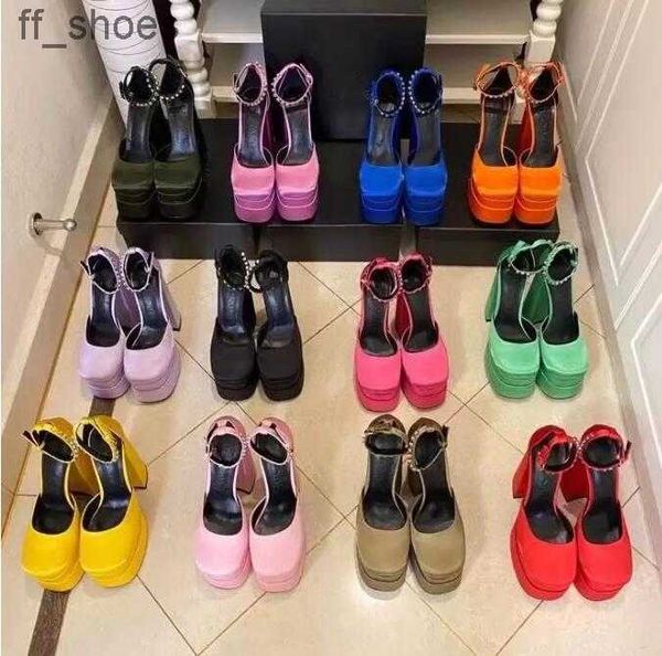 

2023 designer summer ladies sandals fashionable and beautiful metal decoration women's shoes fairy wind buckle belt office comfortable, Black