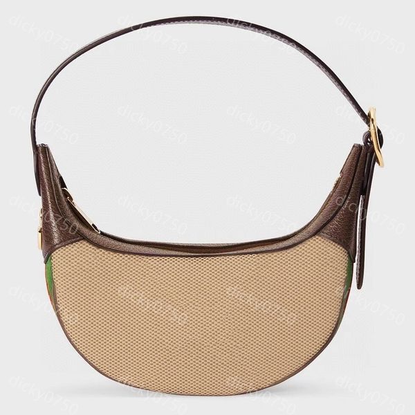 

bags designer shoulder ophidia g handbag mini half moon handbag special canvas vintage messenger bags for women green and red interior zippe
