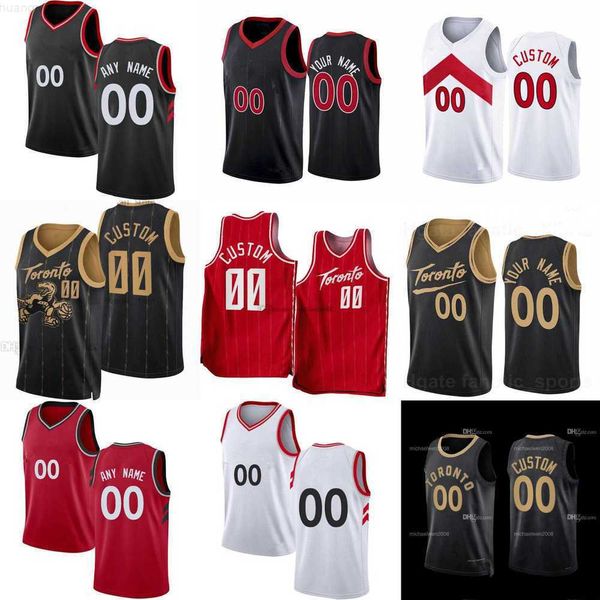 

mens womens youth toronto''raptors''custom 23 fred vanvleet 43 pascal siakam 3 og anunoby 33 gary trent jr. 4 scottie ba, Black;red