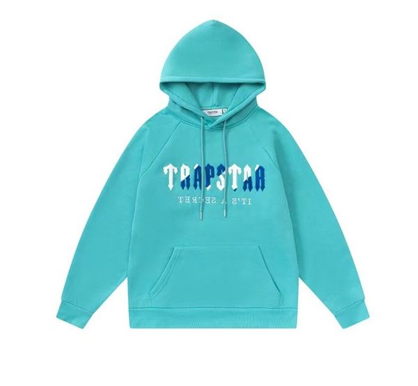 

hood trapstar full mens tracksuits rainbow towel men's suit embroidered decoding hooded sportswear men's and women's sportswe, Gray