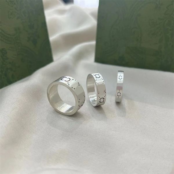 

famous rings for woman plated silver designer ring jewelry boy girls trendy accessories casual hip hop bee fashion letters ladies vintage we