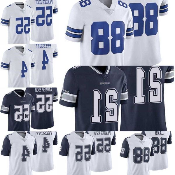 

2023 football jerseys men women youth dallas''cowboys''jersey 4 dak prescott 55 leighton vander esch 21 ezekiel elliott, Black;red