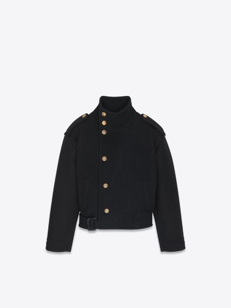 

men's and women's jacket the latest navy style jacket customized button work advanced version pure autumn and winter essential, Black;brown