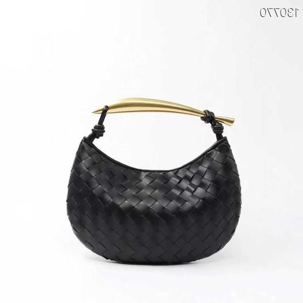

designer bvs bags 22 autumn and winter new b cow leather woven heavy gold handle perfect antique women's bag