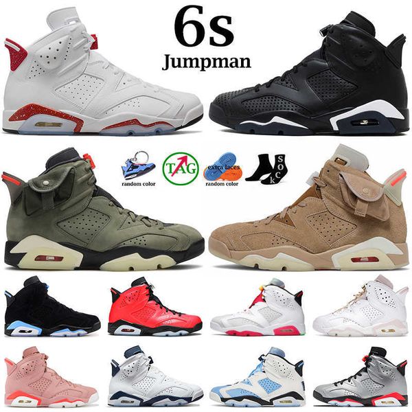 

men women 6s basketball shoes jumpman 6 red oreo unc white midnight navy british khaki olive black cat maroon bred tinker mens trainers chea