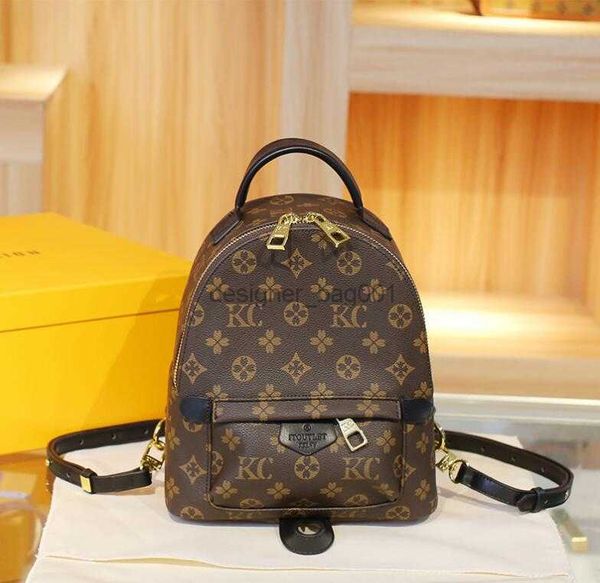 

classic designers bags leather mini size women school bag children backpack style springs lady travel bag 4 colors