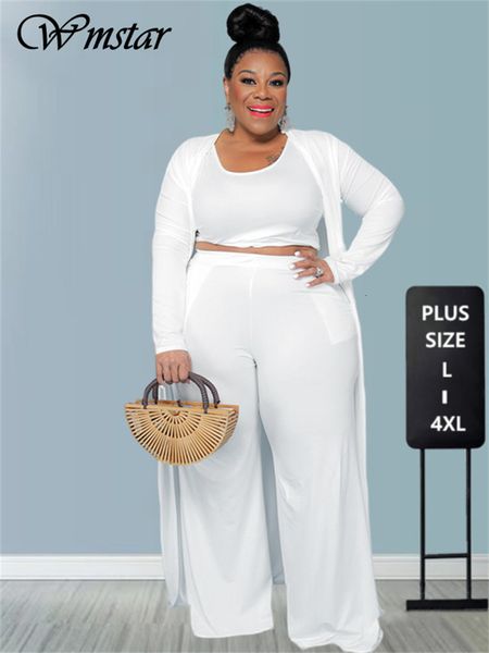 

women's plus size tracksuits 3 piece outfits tracksuit women coat vsest pants sets long sleeve fall fashion steetwear wholesale drop 23, Black