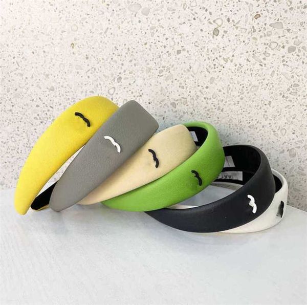 

2023 new multicolor sponge headband paris fashion handmade hair band women girls hair accessories party casual sports hairband wrap u leathe, Slivery;white