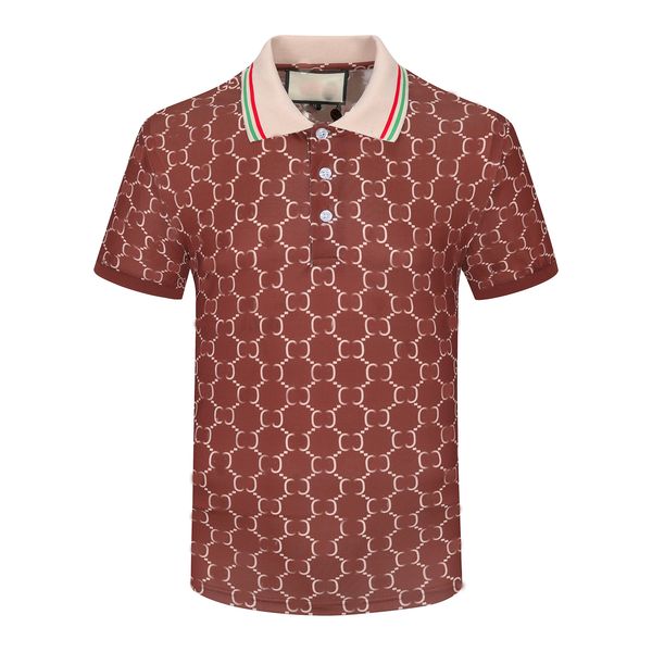 

2023 mens stylist polo shirts luxury italy men clothes short sleeve fashion casual men's summer t shirt many colors are available size, White;black