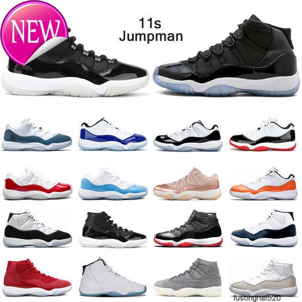 

2022 fashion men women jumpman 11s basketball shoes 11 concord 45 legend blue 25th anniversary bred prom night win like 82 jordens jordon ld, Black