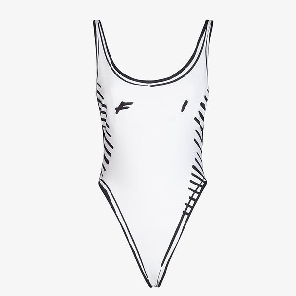 

summer new fashion bikini women nylon high waist bikinis black swimsuit one-piece loving bathing suits letter printed clothing 12 styles siz, White;black