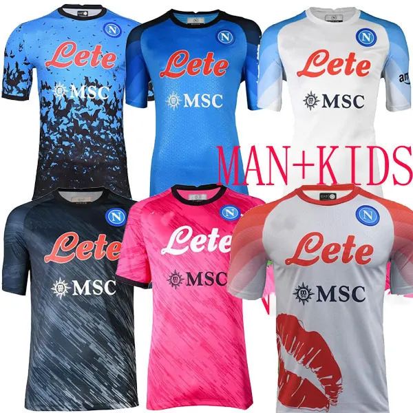 

22 23 ssc napoli op02 soccer jerseys halloween simeone lozano osimhen christmas limited edition football shirts valentine's valentine 2, Black;yellow