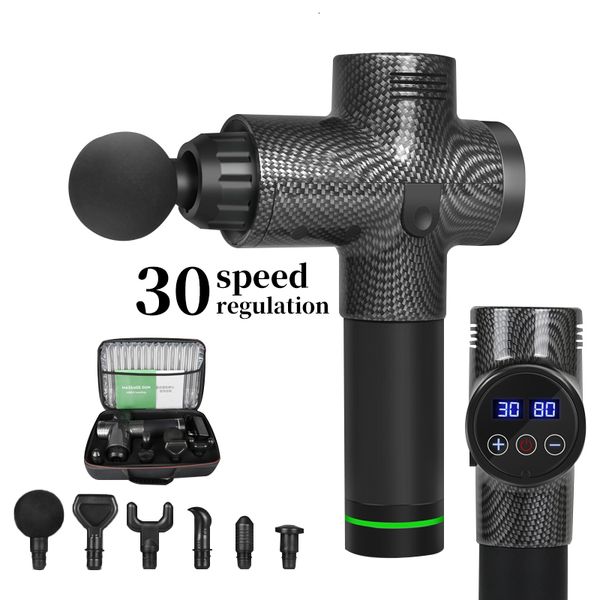 

Full Body Massage Massager 6 Heads 30 Speeds Masage Handheld Muscle Gun Percussive Deep Tissue Neck Pain Fascia 230113 r 2113