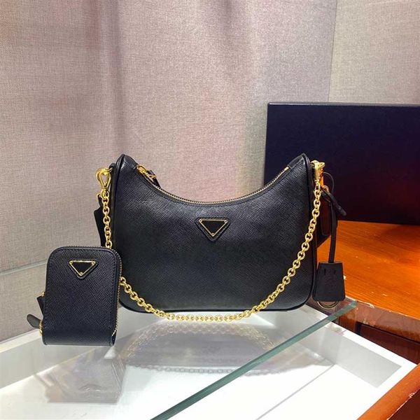 

fashion female bag designer gold chain leather bag handbag shoulder messenger bag purse fashion classic highest version high quali311p