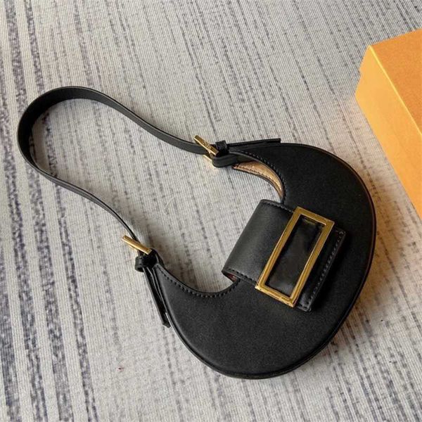 

fashion brand handbag shaped ox horn bag net red underarm women's single shoulder satchel style matching gift box