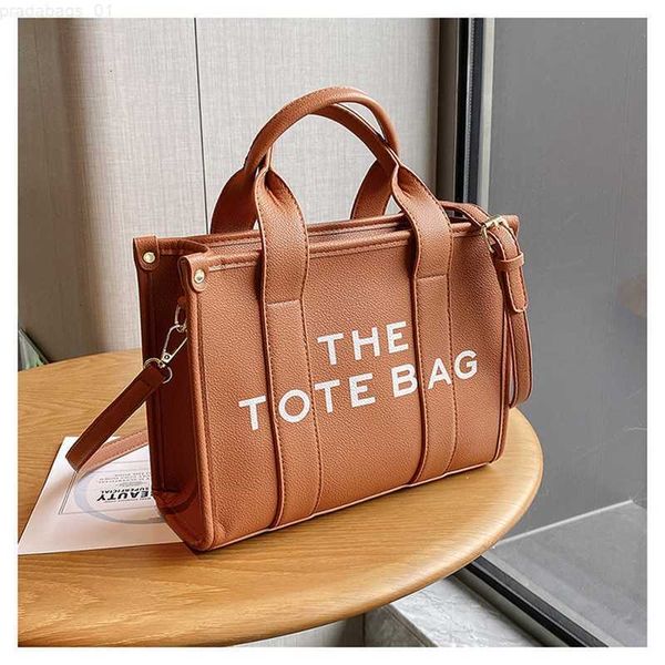 

fashion brand handbag 2023 autumn new pu tote bag lady versatile women's handbag