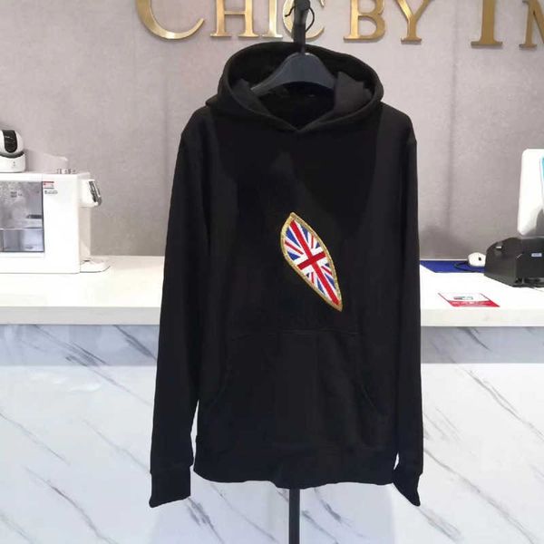 

designer hoodie mens hooded sweater cotton hoody men women pullover coat oversize sweatshirt fashion ov print hoodies, Black
