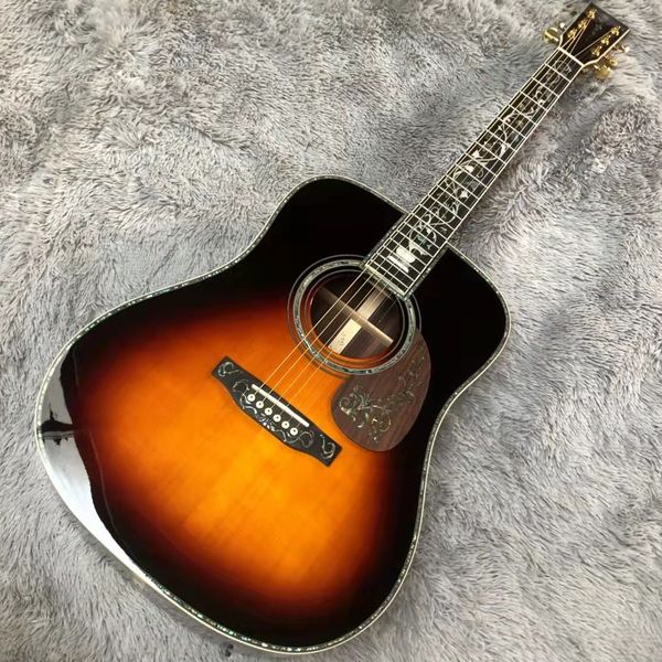 

41 "d45 series sunset color refers to playing acoustic acoustic guitar