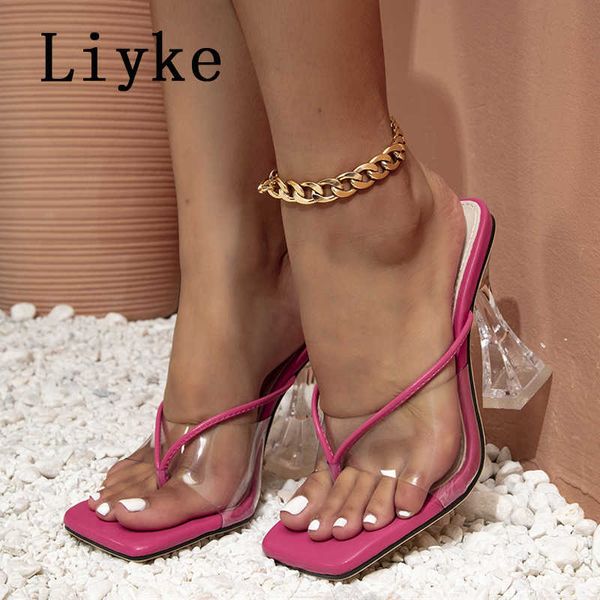 

transparent slippers for women 2023 summer fashion clip open toe pvc jelly sandals clear heels size 42 female shoes slides 0129, Black