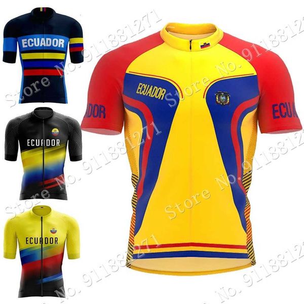 

ecuador 2021 mens summer cycling jersey short sleeve cycling clothing shirt bicycle mtb wear maillot ropa, Gray;blue