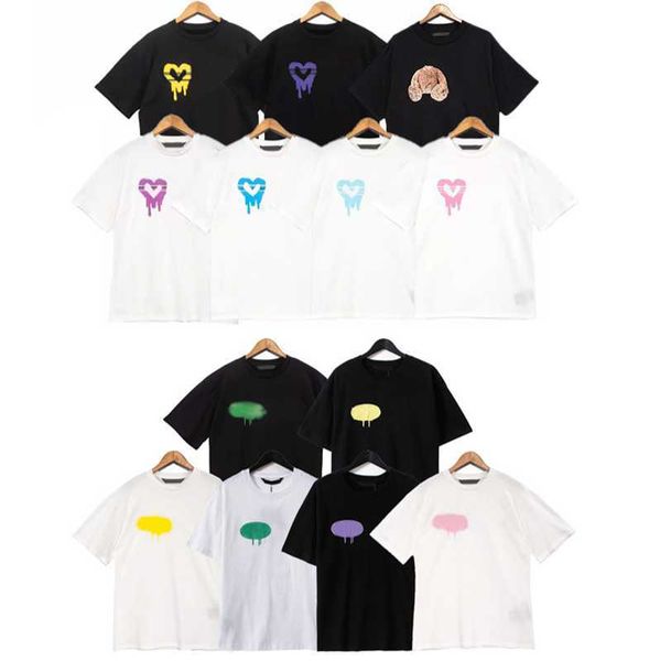 

3a palm summer designer womens angel t shirt mens palmangel city tshirt white black printing t-shirt clothing spray letter short sleeve palm