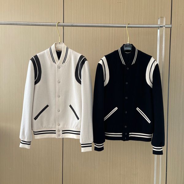 

latest designer men's and women's jacket spring and autumn fashion casual jacket high-end luxury designer's material, Black;brown