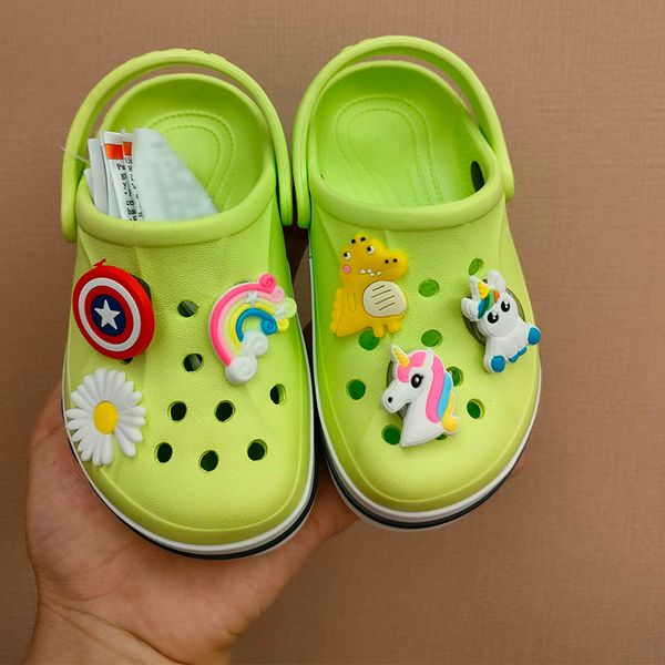 

sandals designer toddlers croc hole slipper clog boys girls beach shoes infants baby casual summer youth children slides with cute, Black;red