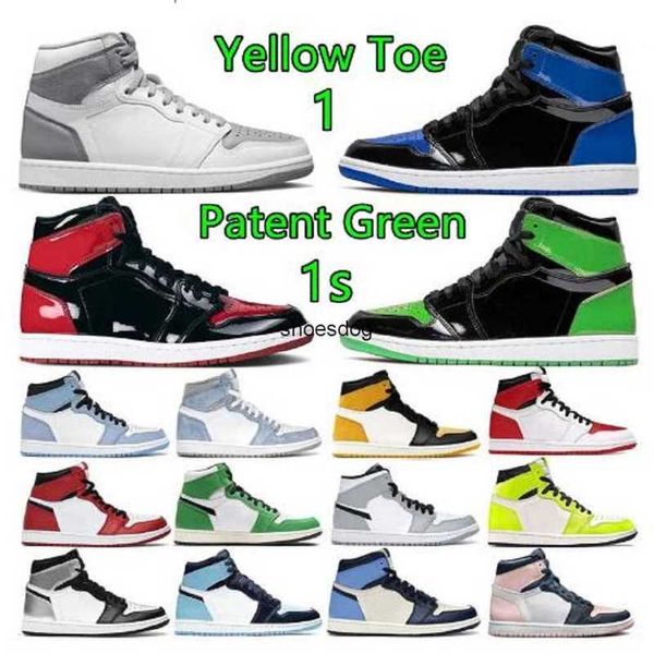 

designer mid high 1s shoes jumpman 1 split space jam phantom men spider basketball sports washed pink green dark mocha university blue sneak