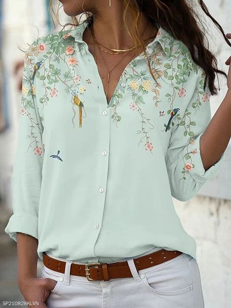 

women's blouses shirts fashion women shirt casual long-sleeved shirt women spring and autumn women blouses 230130, White