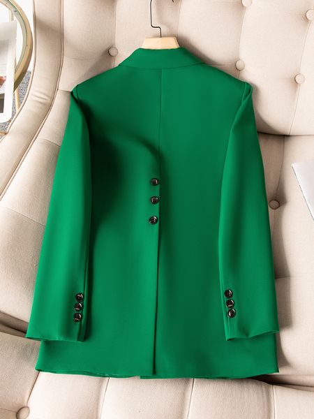 

womens suits blazers khaki black green women solid formal blazer coat female long sleeve single button straight jacket for office ladies wor, White;black