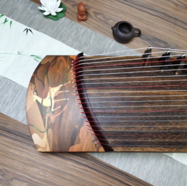 

guzheng 21 strings 135cm reindeer pattern chinese stringed instrument