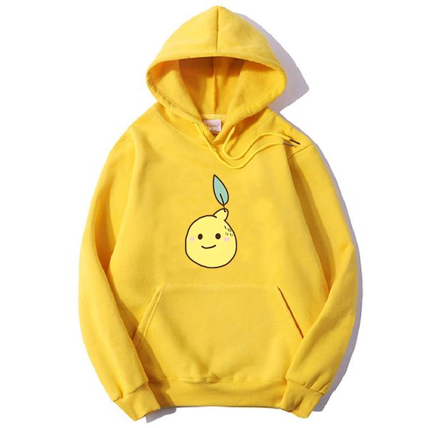 

women's jackets lemon boy song hoodies cavetown music singer fans sweatshirts kawaii cartoon printed pullovers with fleece soft hooded, Black;brown