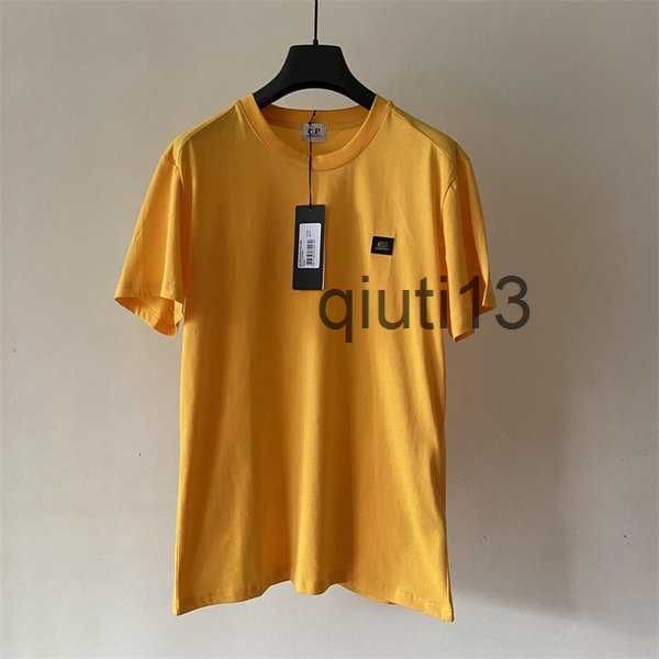 

men's t-shirts cp casual ins trend men t shirt short sleeve crewneck embroidery fashion sports cotton solid color t shirts t2301312, White;black