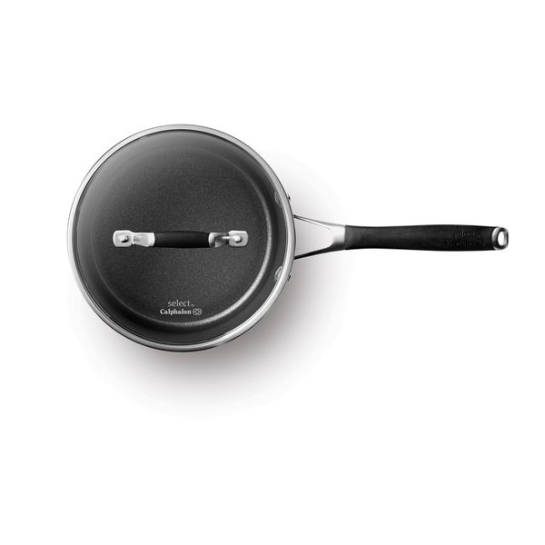 

select by calphalon aquashield nonstick 3.5-quart sauce pan with lid