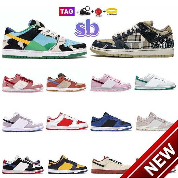 

2023 og basketball shoesdesigner sb shoes low sneaker chunky ts cactus valentines day chicago gs pink foam 75th anniversary ch