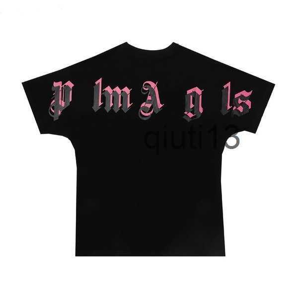 

men's t-shirts men's t-shirts chao brand angel letter direct spray printing short sleeve t-shirt palm tree net red youth spring an, White;black