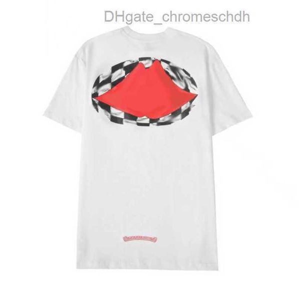 

men's t luxury shirt classic brand tees men women sanskrit letter sweatshirts short sleeve horseshoe designer couple t-shirts cross te, White;black