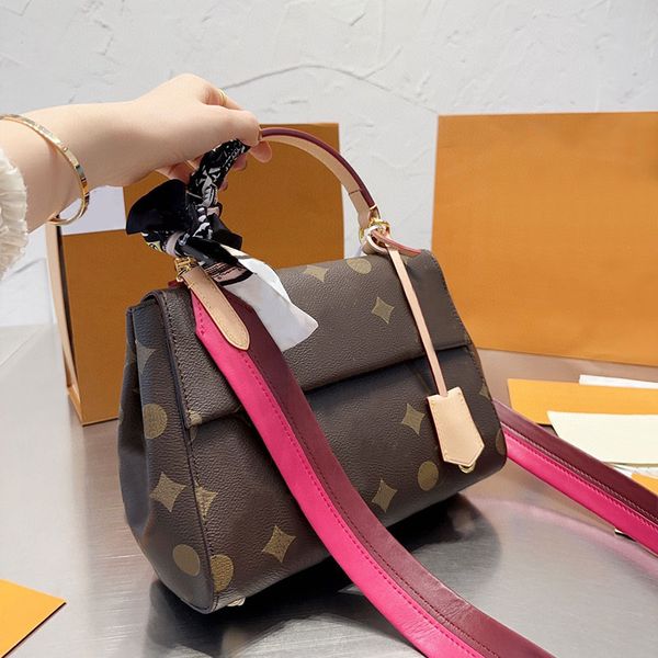 

cluny bb shoulder bags women designer handbags cross body doctor totes monograms coated discolored skin large capacity luxurys purses remova