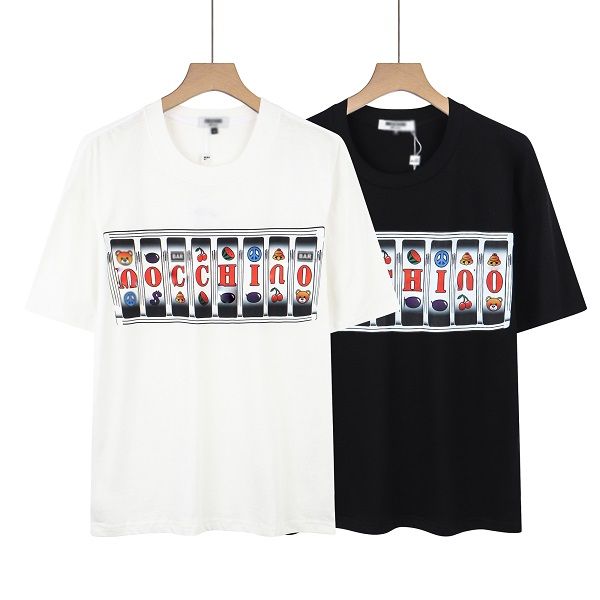 

summer mens designer t shirt casual man womens loose tees with letters print short sleeves sell luxury men t shirt m24, White;black