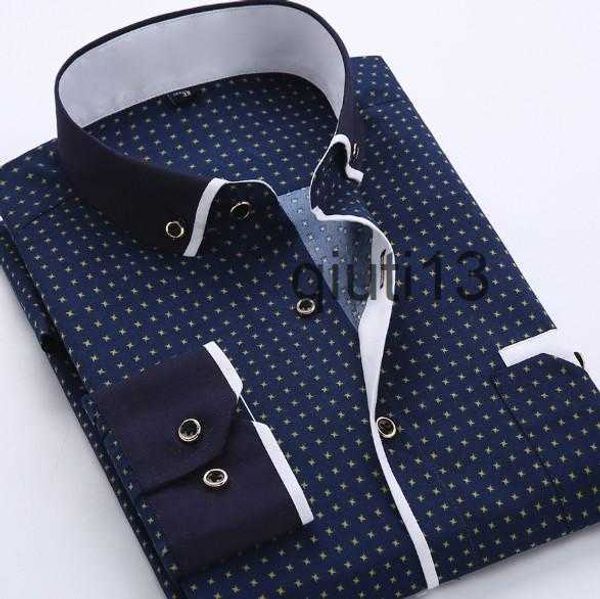 

men's t-shirts fashion men shirts long sleeve mens dress shirts cotton white black shirt men shirt plus size slim fit homme t2301312