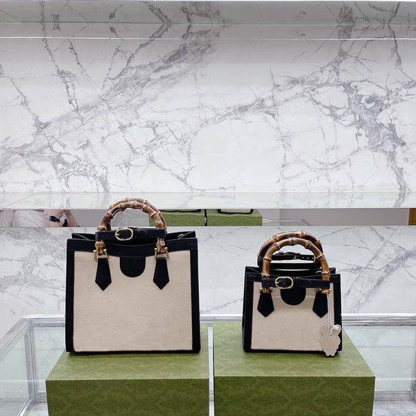

fashion womens totes bags bamboo bags lady bag embossed printing logo design high end large capacity leather handbag purse with serial numbe