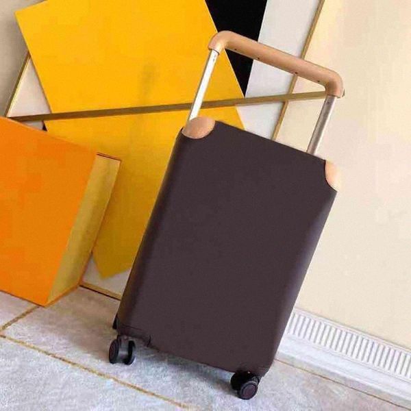 

classic brand luxury designer travel suitcase luggage fashion suitcases trunk bag flowers letters purse rod box spinner universal wheel duff