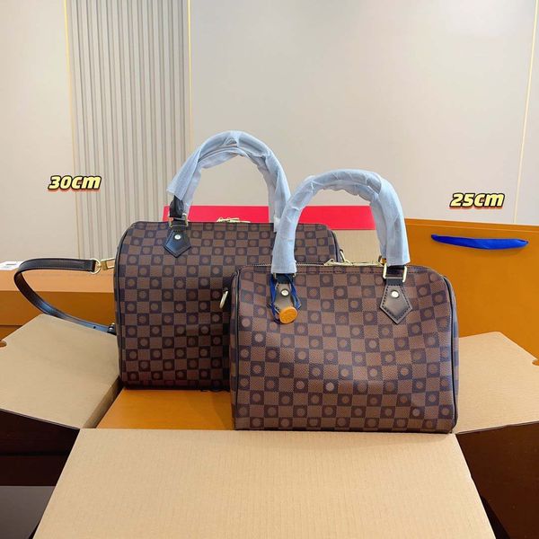 

bags totes handbag designer bag comen classic imitation brand plaid leather shoulder pillow bag versatile zipper commuter party wallet