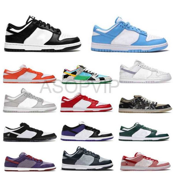 

men women designer shoes low sneakers panda unc black white pn dust grey fog chicago green glow chunky dunky coast university blue