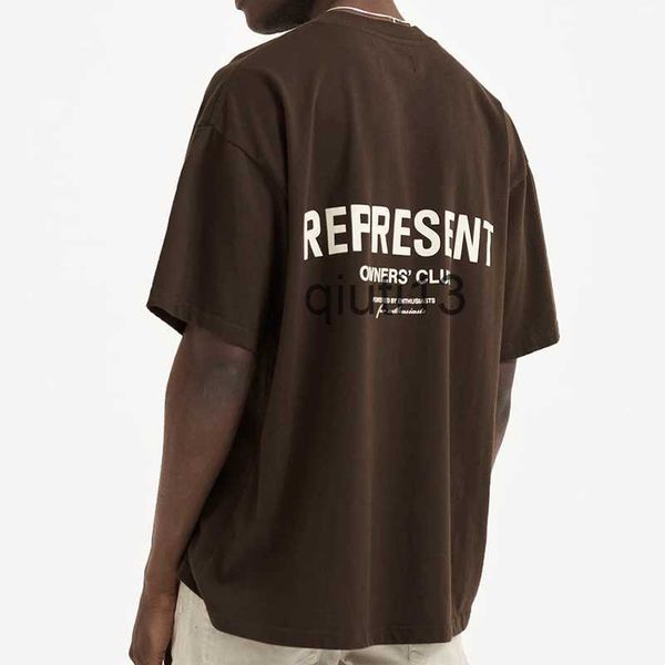

men's t-shirts owner's club tee brown grey green blue casual short sleeves oversized t-shirts cotton t shirts men women hip hop st, White;black